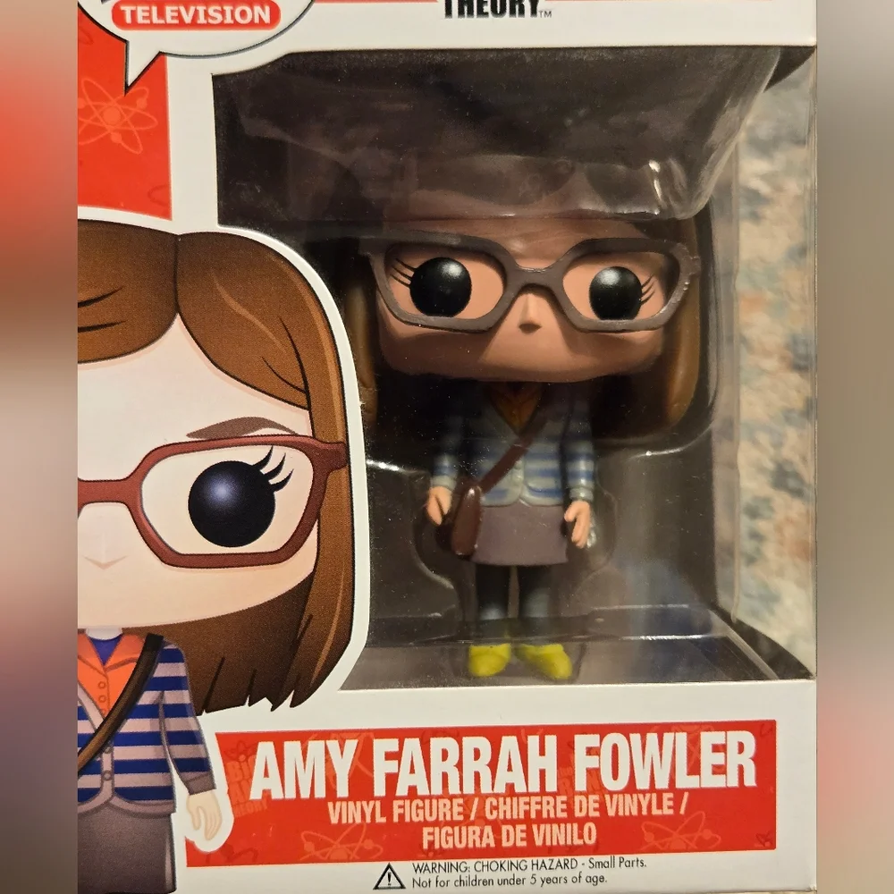 Funko Pop Amy Farrah Fowler Vinyl Figure #42 Big Bang Theory